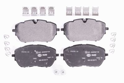 8DB355024731 HELLA PAGID Комплект тормозных колодок, дисковый тормоз