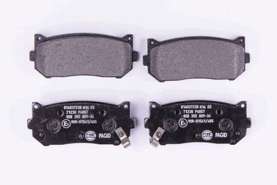 8DB355009341 HELLA Комплект тормозных колодок, дисковый тормоз