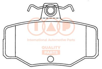 70413083P IAP QUALITY PARTS Комплект тормозных колодок, дисковый тормоз