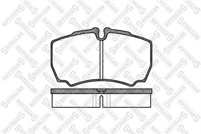 860000LSX STELLOX Комплект тормозных колодок, дисковый тормоз