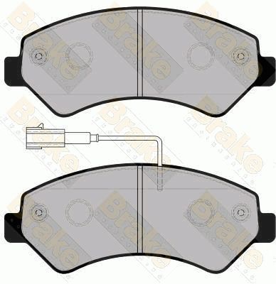 PA1755 Brake ENGINEERING Комплект тормозных колодок, дисковый тормоз