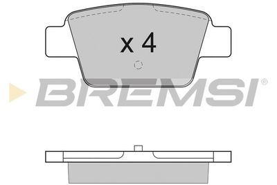 BP2947 BREMSI Комплект тормозных колодок, дисковый тормоз