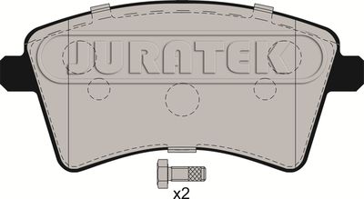 JCP038 JURATEK Комплект тормозных колодок, дисковый тормоз