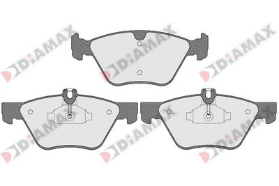 N09477 DIAMAX Комплект тормозных колодок, дисковый тормоз