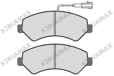 N09281 DIAMAX Комплект тормозных колодок, дисковый тормоз