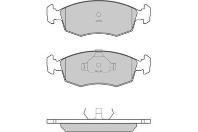 120499 E.T.F. Комплект тормозных колодок, дисковый тормоз