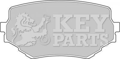 KBP1597 KEY PARTS Комплект тормозных колодок, дисковый тормоз