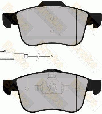 PA1683 Brake ENGINEERING Комплект тормозных колодок, дисковый тормоз