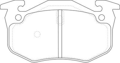 FP2328 FIT Комплект тормозных колодок, дисковый тормоз