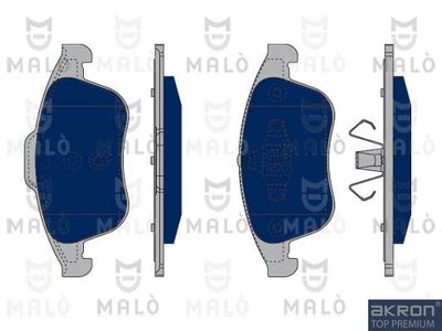 1050266 AKRON-MALÒ Комплект тормозных колодок, дисковый тормоз
