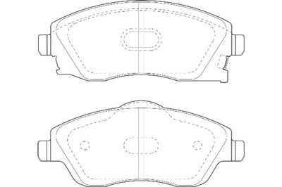 2134898 Omnicraft Комплект тормозных колодок, дисковый тормоз