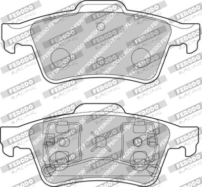 FCP1540H FERODO RACING Комплект тормозных колодок, дисковый тормоз