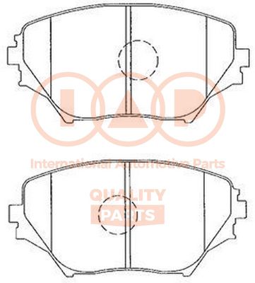 70417056P IAP QUALITY PARTS Комплект тормозных колодок, дисковый тормоз