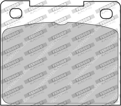 FCP809W FERODO RACING Комплект тормозных колодок, дисковый тормоз