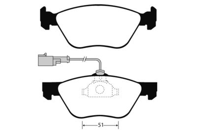 RA06151 RAICAM Комплект тормозных колодок, дисковый тормоз