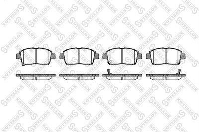 982002SX STELLOX Комплект тормозных колодок, дисковый тормоз