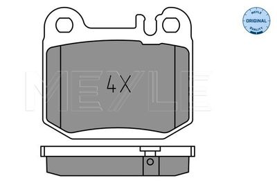 0252315715 MEYLE Комплект тормозных колодок, дисковый тормоз