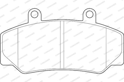WBP21232A WAGNER Комплект тормозных колодок, дисковый тормоз