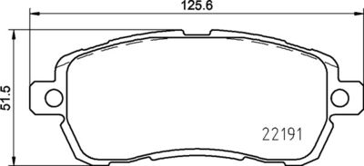 P24203 BREMBO Комплект тормозных колодок, дисковый тормоз