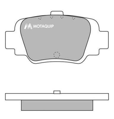 LVXL663 MOTAQUIP Комплект тормозных колодок, дисковый тормоз