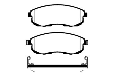 RA05160 RAICAM Комплект тормозных колодок, дисковый тормоз