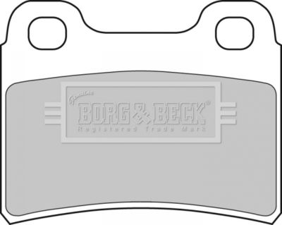 BBP1304 BORG & BECK Комплект тормозных колодок, дисковый тормоз