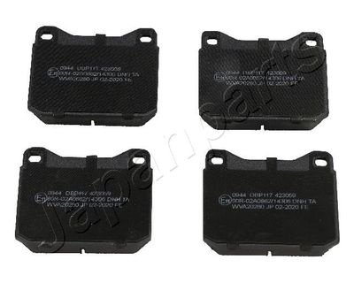 PA0944AF JAPANPARTS Комплект тормозных колодок, дисковый тормоз