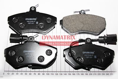 DBP1451 DYNAMATRIX Комплект тормозных колодок, дисковый тормоз