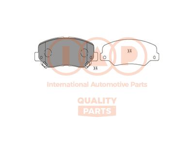 70410055 IAP QUALITY PARTS Комплект тормозных колодок, дисковый тормоз