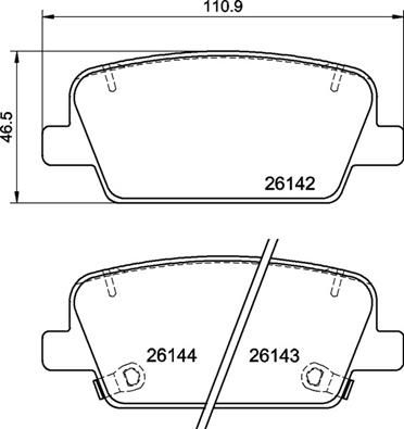 P30118 BREMBO Комплект тормозных колодок, дисковый тормоз