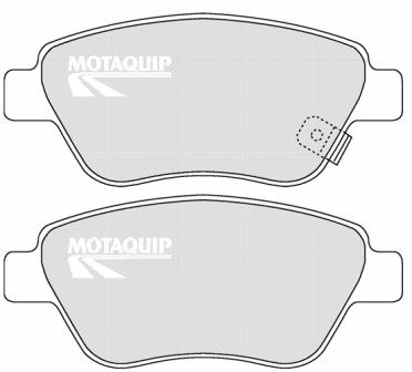 LVXL1320 MOTAQUIP Комплект тормозных колодок, дисковый тормоз