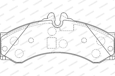 WBP29153A WAGNER Комплект тормозных колодок, дисковый тормоз