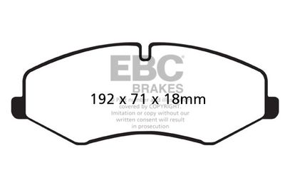 DP42060R EBC Brakes Комплект тормозных колодок, дисковый тормоз