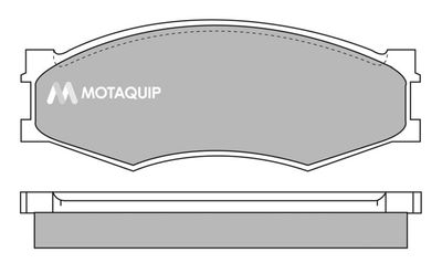 LVXL900 MOTAQUIP Комплект тормозных колодок, дисковый тормоз