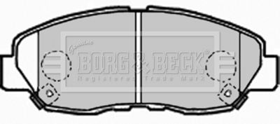 BBP1962 BORG & BECK Комплект тормозных колодок, дисковый тормоз