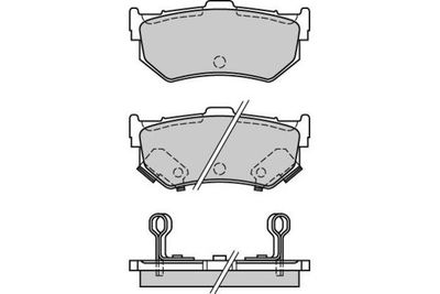 120291 E.T.F. Комплект тормозных колодок, дисковый тормоз