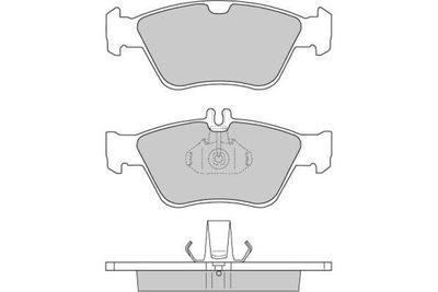 120694 E.T.F. Комплект тормозных колодок, дисковый тормоз