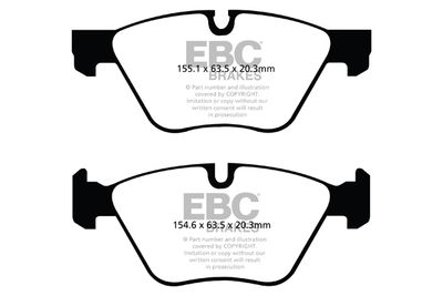 DP22088 EBC Brakes Комплект тормозных колодок, дисковый тормоз