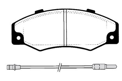 RA03240 RAICAM Комплект тормозных колодок, дисковый тормоз