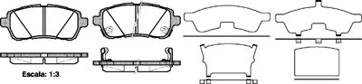 NB24283V02 NEW BLOX Комплект тормозных колодок, дисковый тормоз