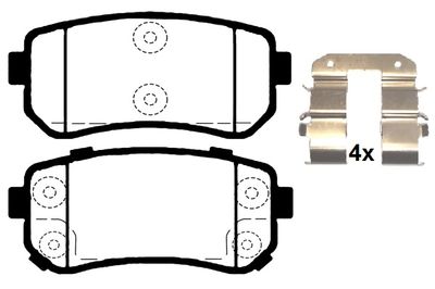 RA09791K1 RAICAM Комплект тормозных колодок, дисковый тормоз