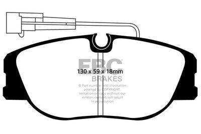 DP4733R EBC Brakes Комплект тормозных колодок, дисковый тормоз