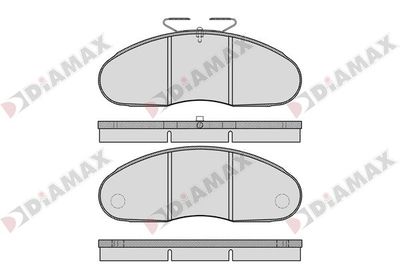 N09249 DIAMAX Комплект тормозных колодок, дисковый тормоз