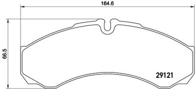 PA6017 BREMBO Комплект тормозных колодок, дисковый тормоз