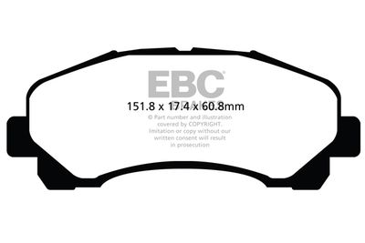 DP42113R EBC Brakes Комплект тормозных колодок, дисковый тормоз