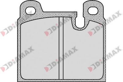 N09306 DIAMAX Комплект тормозных колодок, дисковый тормоз