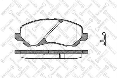 815002BSX STELLOX Комплект тормозных колодок, дисковый тормоз