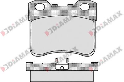 N09335 DIAMAX Комплект тормозных колодок, дисковый тормоз