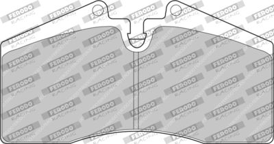 FCP560R FERODO RACING Комплект тормозных колодок, дисковый тормоз