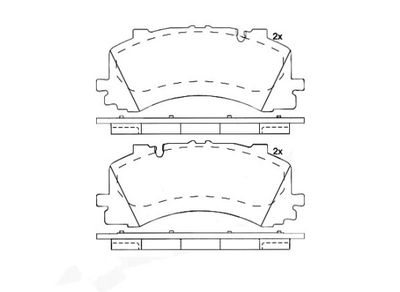 P85170 BREMBO Комплект тормозных колодок, дисковый тормоз